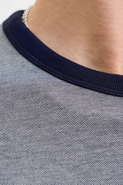 Erkek Blualves Tişört 12276801 Lacivert - Thumbnail