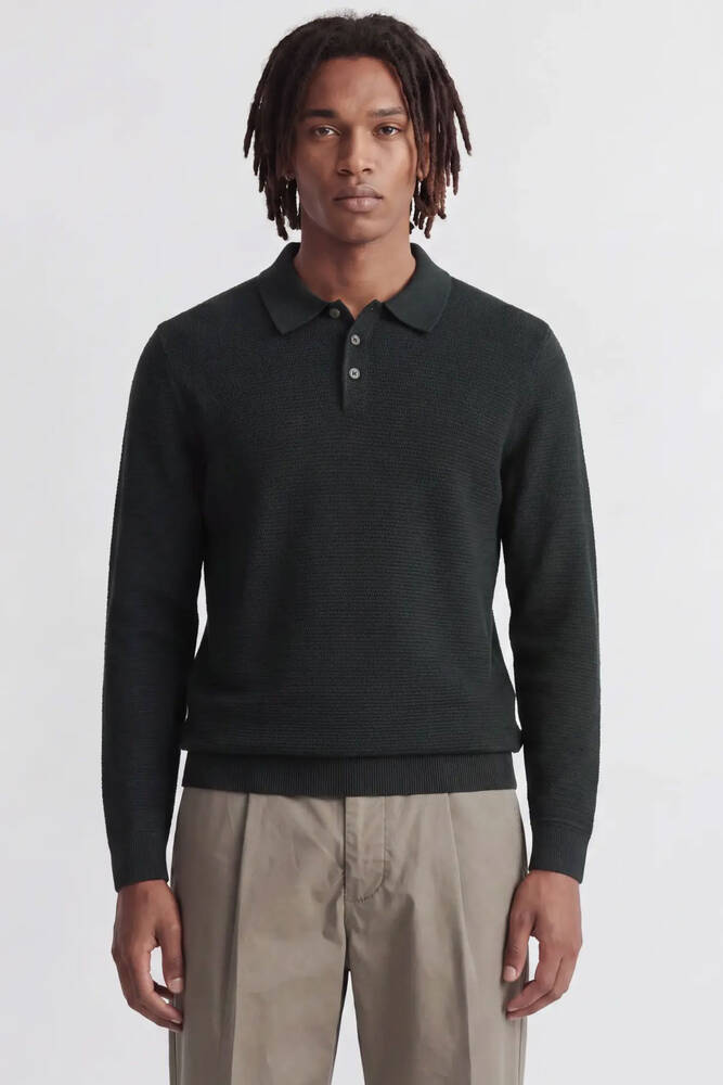 Erkek Blurıley Polo Kazak 12299904 Yeşil 