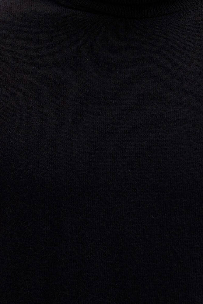 Erkek Boğazlı Kazak 0710372-900 Siyah 