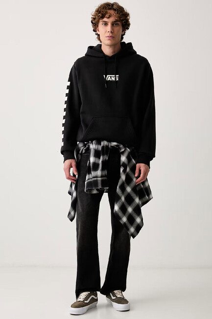 Erkek Boxed Sweatshirt VN000S0JBLK1 Siyah (2)