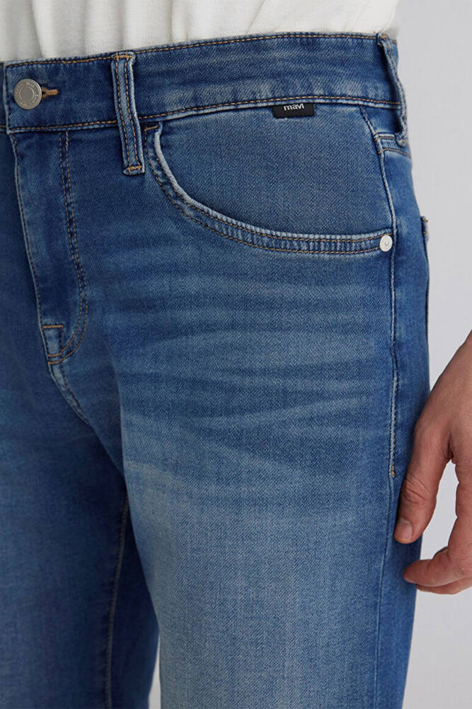 Erkek Brain Sporty Denim Şort 0418490389 Mavi 