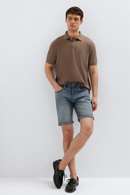 Erkek Brıan Comfort Denim Şort 04184A3261 Mavi (2)