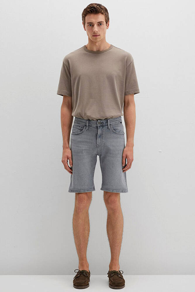 Erkek Brıan Comfort Jean Şort 0418489820 Gri 