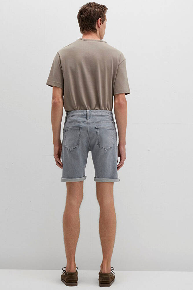 Erkek Brıan Comfort Jean Şort 0418489820 Gri 