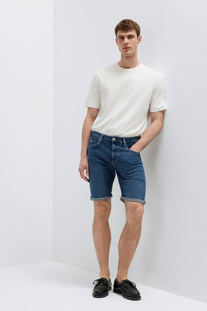 Erkek Brıan Denim Şort 04184A3304 Mavi 