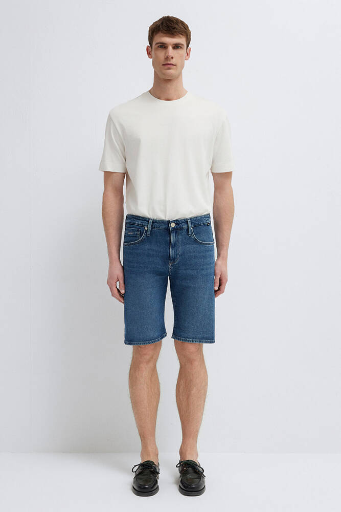 Erkek Brıan Denim Şort 04184A3304 Mavi 