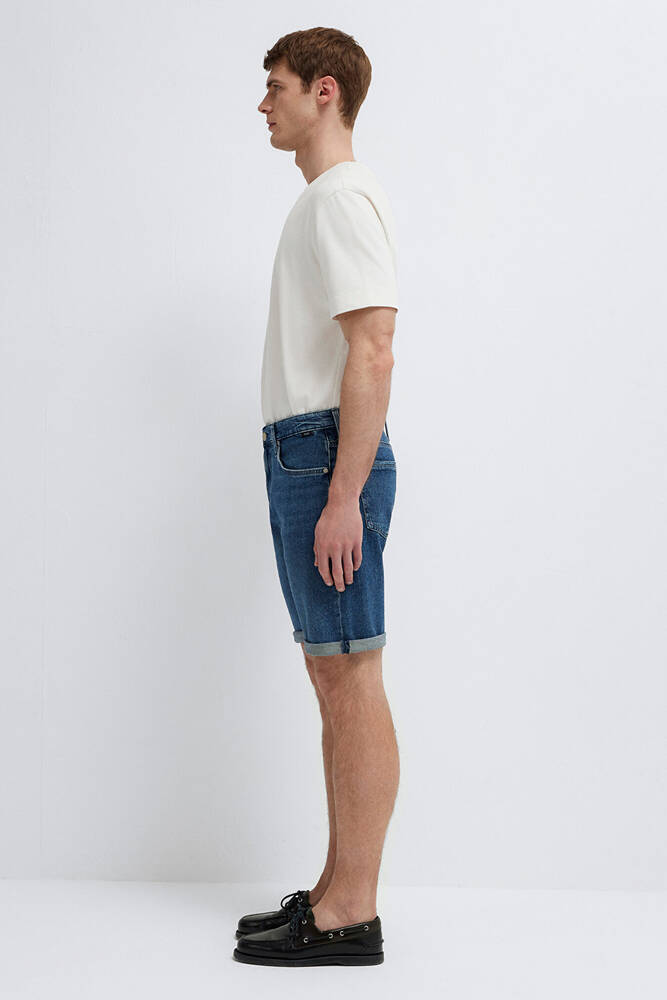 Erkek Brıan Denim Şort 04184A3304 Mavi 