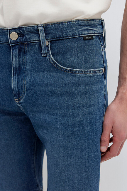 Erkek Brıan Denim Şort 04184A3304 Mavi - Thumbnail