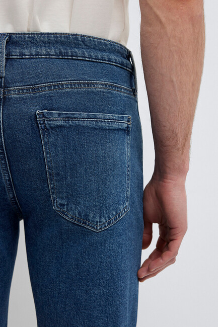 Erkek Brıan Denim Şort 04184A3304 Mavi - Thumbnail