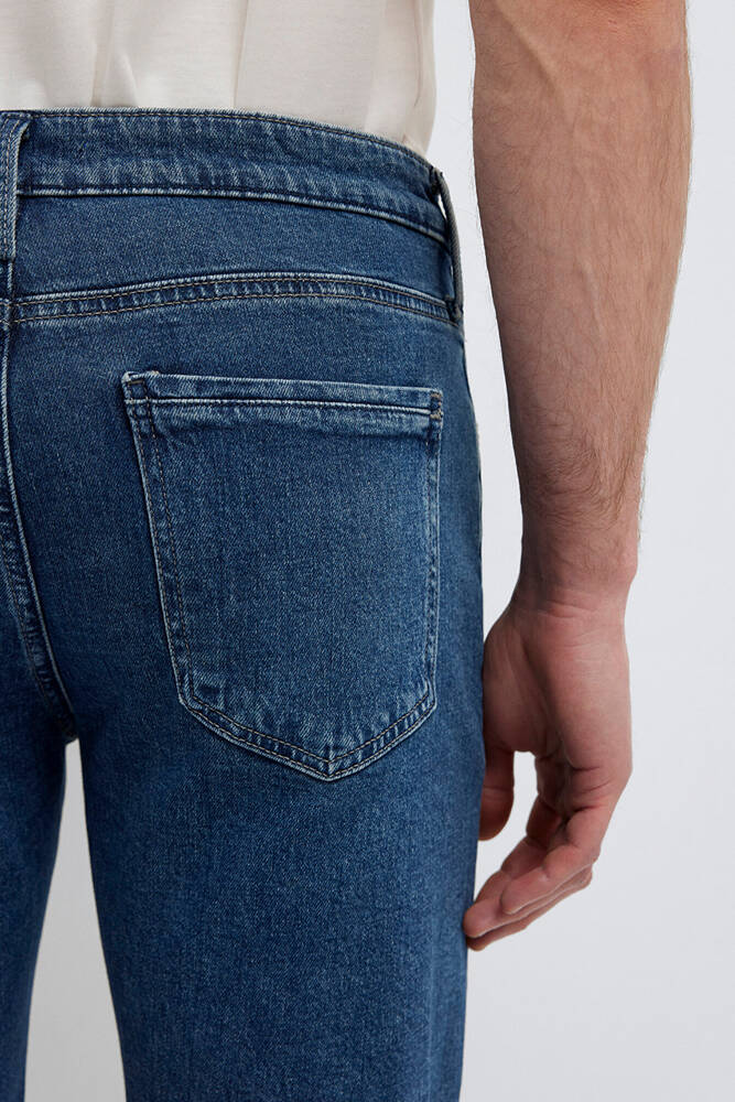Erkek Brıan Denim Şort 04184A3304 Mavi 