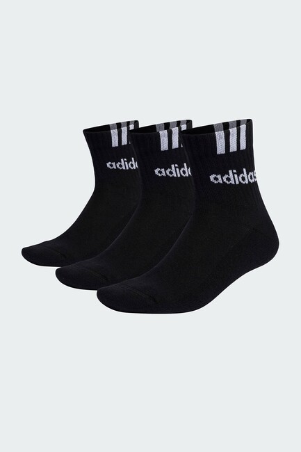 Erkek C 3S Lin 3P Çorap IC1294 Siyah (2)