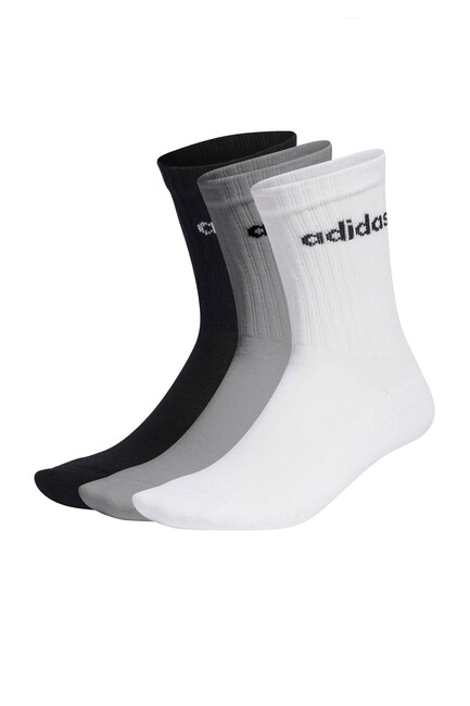 Erkek C Lın Crew 3P Çorap IC1302 Gri (1)
