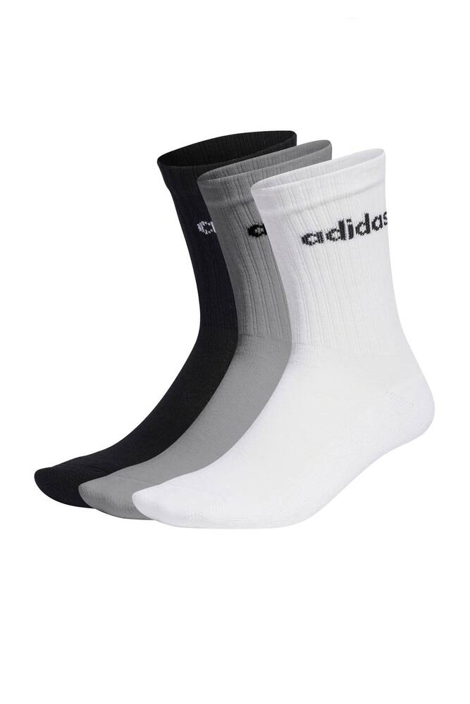 Erkek C Lın Crew 3P Çorap IC1302 Gri 