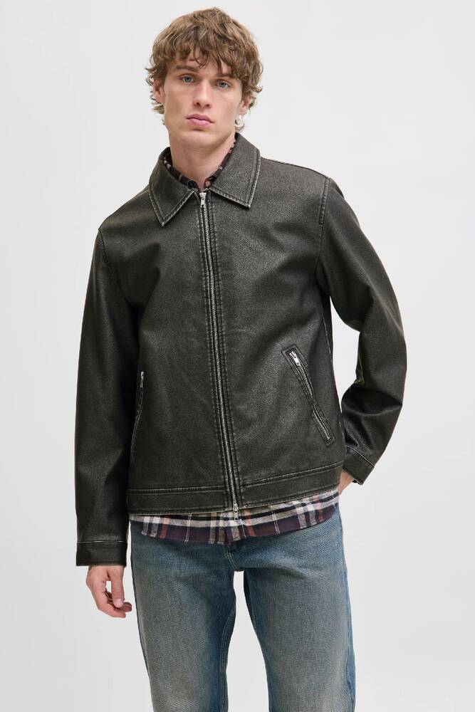 Erkek Casablanca Pu Ceket 12278839 Siyah 