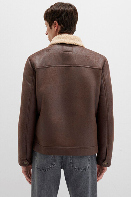 Erkek Ceket 0110460-71603 Kahve - Thumbnail