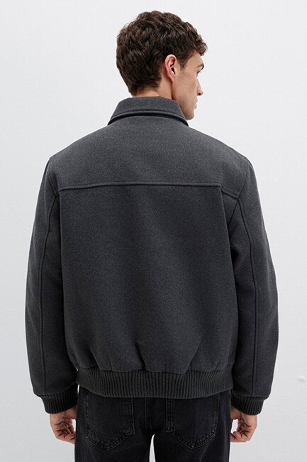 Erkek Ceket 0110658-80023 Gri - Thumbnail