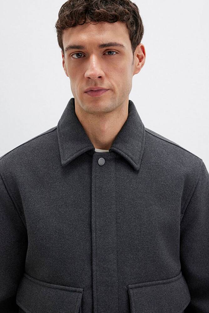 Erkek Ceket 0110658-80023 Gri 