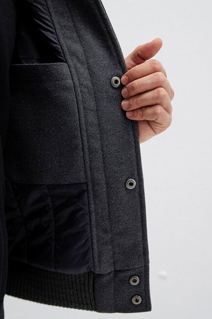 Erkek Ceket 0110658-80023 Gri - Thumbnail