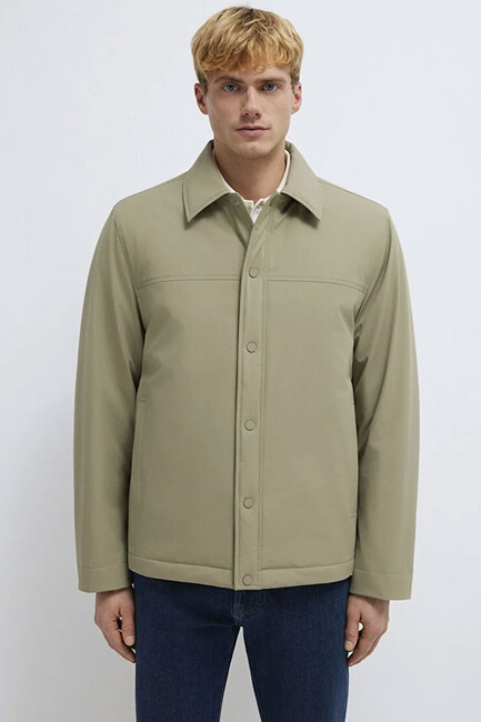 Erkek Ceket 0110773-86749 Yeşil - Thumbnail