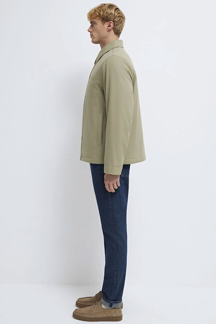 Erkek Ceket 0110773-86749 Yeşil - Thumbnail