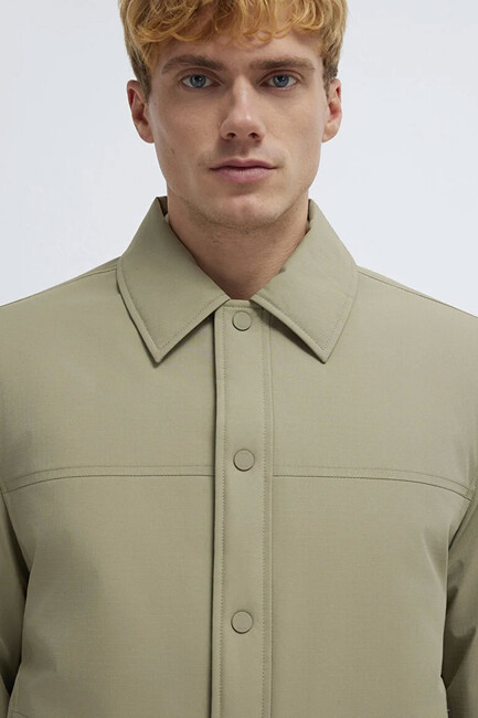 Erkek Ceket 0110773-86749 Yeşil - Thumbnail