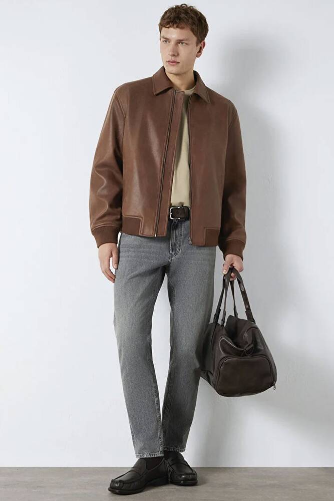 Erkek Ceket 0110775-70242 Kahve 