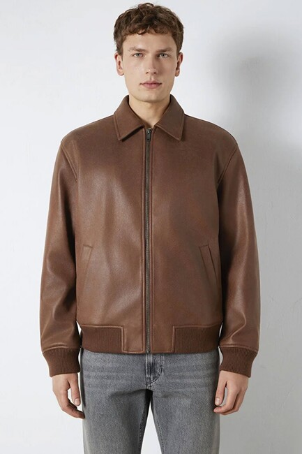 Erkek Ceket 0110775-70242 Kahve - Thumbnail