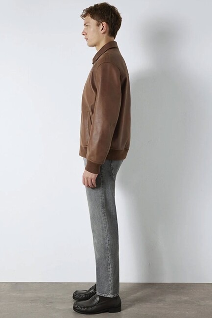 Erkek Ceket 0110775-70242 Kahve - Thumbnail