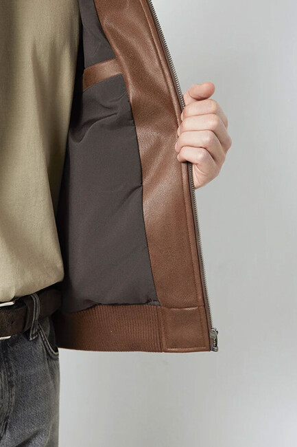 Erkek Ceket 0110775-70242 Kahve - Thumbnail