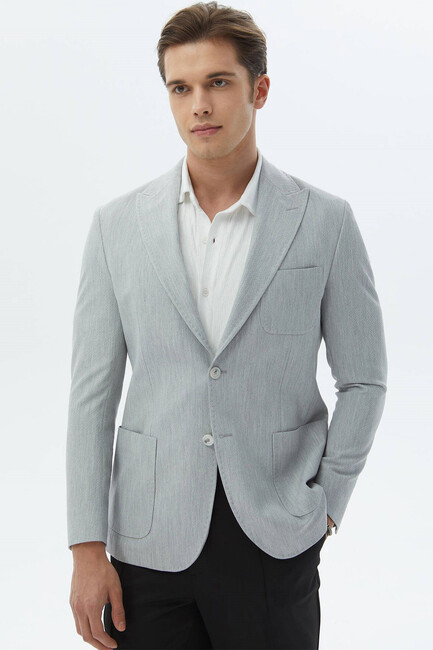 Erkek Ceket CK-2483 10147550 Gri (2)
