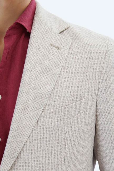 Erkek Ceket CK-2706 10153195 Bej - Thumbnail