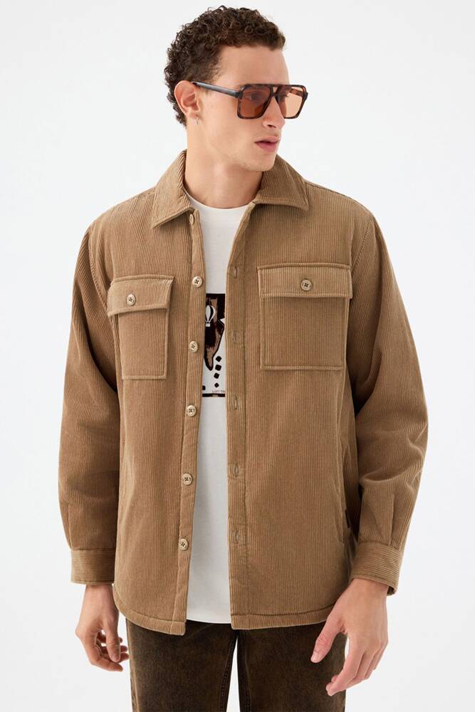 Erkek Ceket LF2040822 Camel 