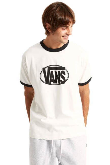 Erkek Center Chest Rınger Tişört VN000TXQFS81 Beyaz (2)