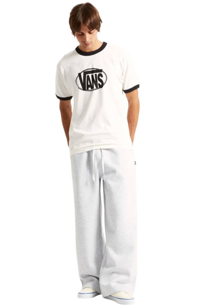 Erkek Center Chest Rınger Tişört VN000TXQFS81 Beyaz 