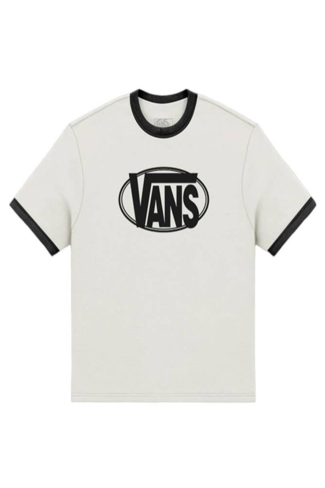 Erkek Center Chest Rınger Tişört VN000TXQFS81 Beyaz 