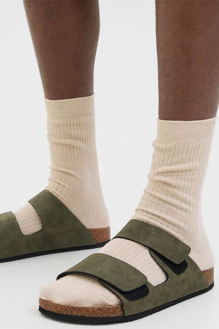 Erkek Central Strap Terlik 12257218 Yeşil (3)