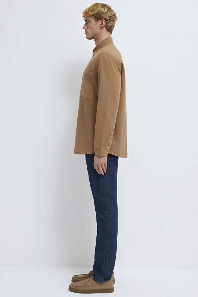 Erkek Cepli Gömlek 0211827-88616 Kahve 