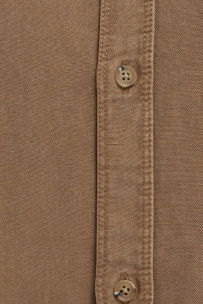 Erkek Cepli Gömlek 0211827-88616 Kahve 