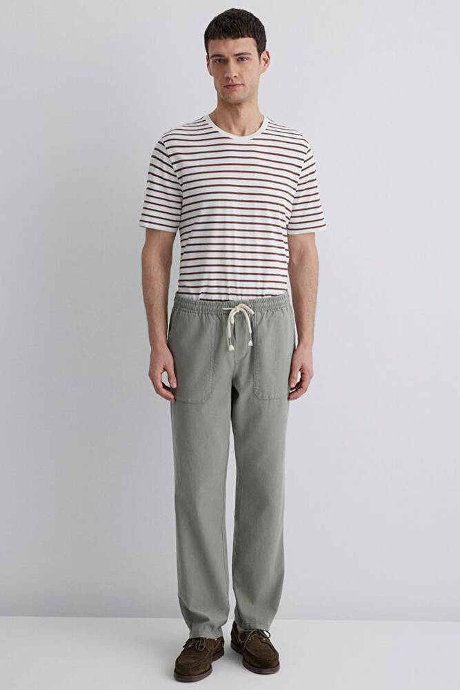 Erkek Cepli Pantolon 0010156-71484 Gri 