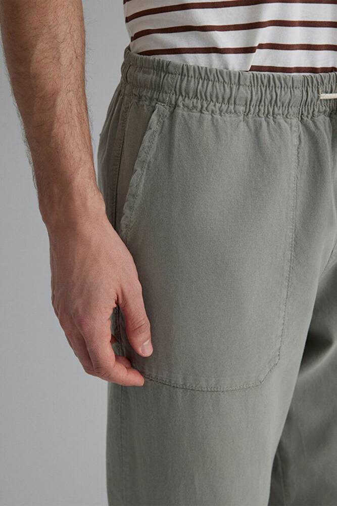 Erkek Cepli Pantolon 0010156-71484 Gri 