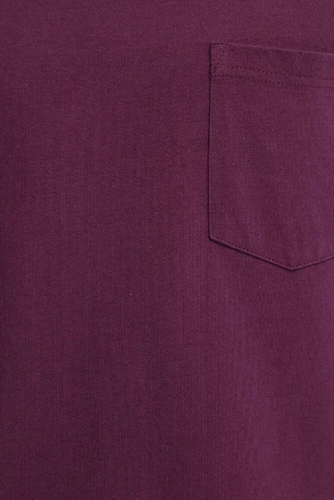 Erkek Cepli Tişört 066248-70670 Mor 