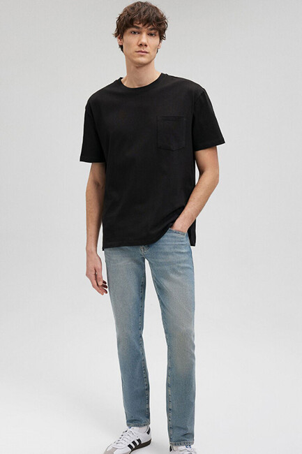 Erkek Cepli Basic Tshırt 066248-900 Siyah (2)