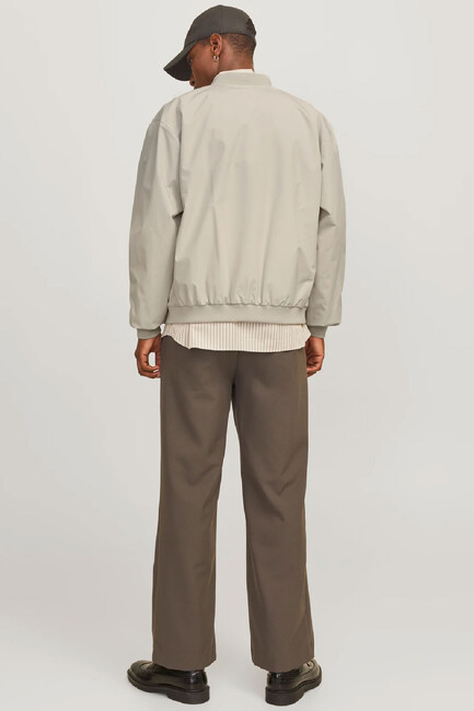 Erkek Charge Bomber Ceket 12268608 Ekru - Thumbnail