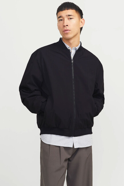 Erkek Charge Bomber Ceket 12268608 Siyah (1)
