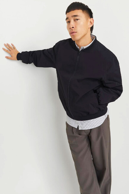 Erkek Charge Bomber Ceket 12268608 Siyah - Thumbnail