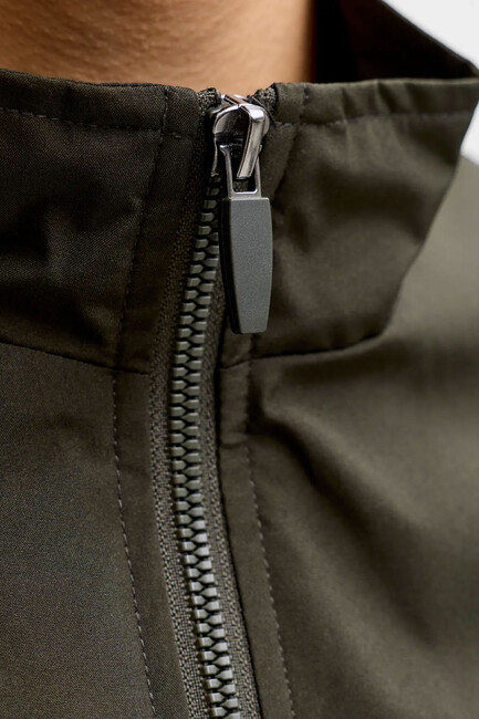 Erkek Charge Stand Collar Bomber Ceket 12288895 Haki - Thumbnail