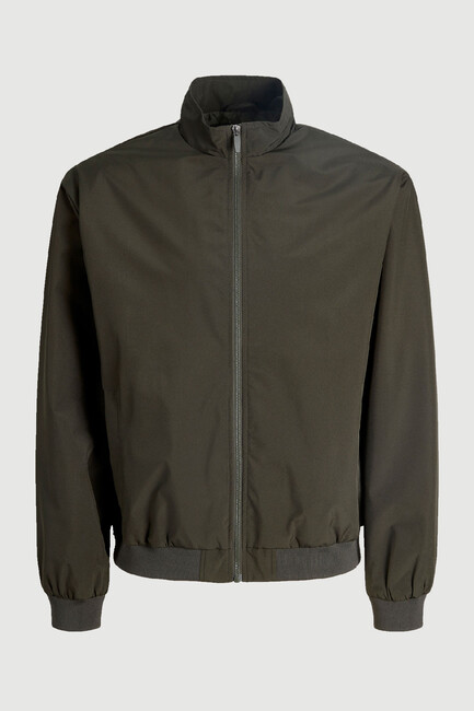 Erkek Charge Stand Collar Bomber Ceket 12288895 Haki - Thumbnail
