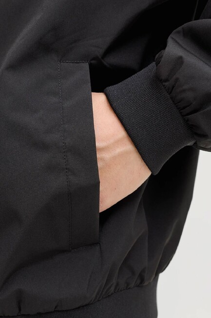 Erkek Charge Stand Collar Bomber Ceket 12288895 Siyah - Thumbnail