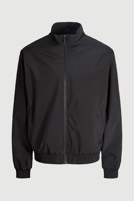 Erkek Charge Stand Collar Bomber Ceket 12288895 Siyah - Thumbnail