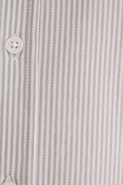 Erkek Çizgili Gömlek 0211402-82577 Gri - Thumbnail